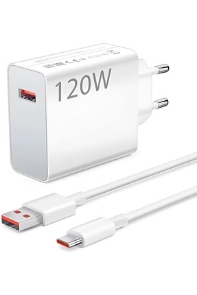 Türkiye Garantili 120 (WATT) Hızlı Şarj Aleti Adaptörü Kablo Seti 120 w Image 0