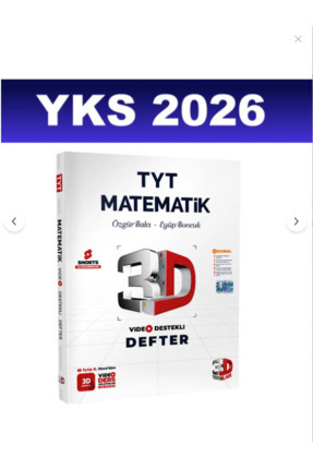 2026 Tyt Matematik Video Destekli Defter Image 0