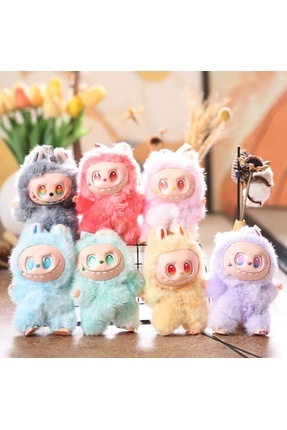 Labubu Oyuncak Sürpriz Karışık Renk Peluş & Anahtarlık Tasarım Modeli Nanopro Image 0
