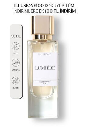 Lumiére Edp Kadın Parfüm 50ml | Şekerli-vanilya-gurme | Narenciye, Müge, Orkide, Misk Image 0