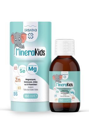 Çocuk Multivitamin ( Magnezyum, Çinko, Selenyum ) Minera Kids 150 ml Image 0
