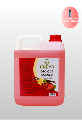 Oto Ev Ortam Kokusu Araç Parfümü Vanilya Çilek Parfüm 5 Lt Sprey Image 0