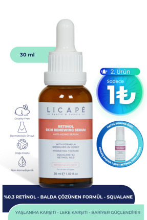 Cilt Yaşlanması Karşıtı Aydınlatıcı Retinol Serum 30ml Image 0