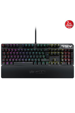 TUF Gaming K3 RGB Red Switch Mekanik Kablolu Gaming (Oyuncu) Klavye Image 0