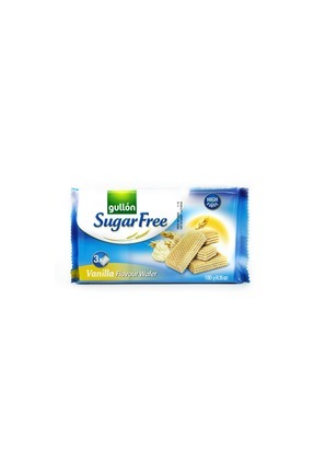 Vanilya Krema Dolgulu Şekersiz Gofret 180 gr Image 0