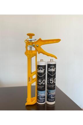 Selsil PU 50 Profesyonel Pu Mastik 280 ML ve Tabancası- BEYAZ Image 0