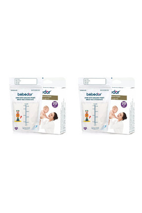 Anne Sütü Saklama Poşeti 200 ml 20li (2 Kutu) Image 0