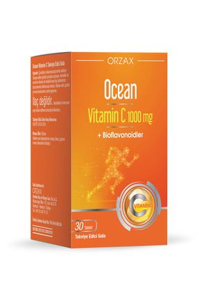 Orzax Vitamin C 1000 mg 30 Tablet Image 0