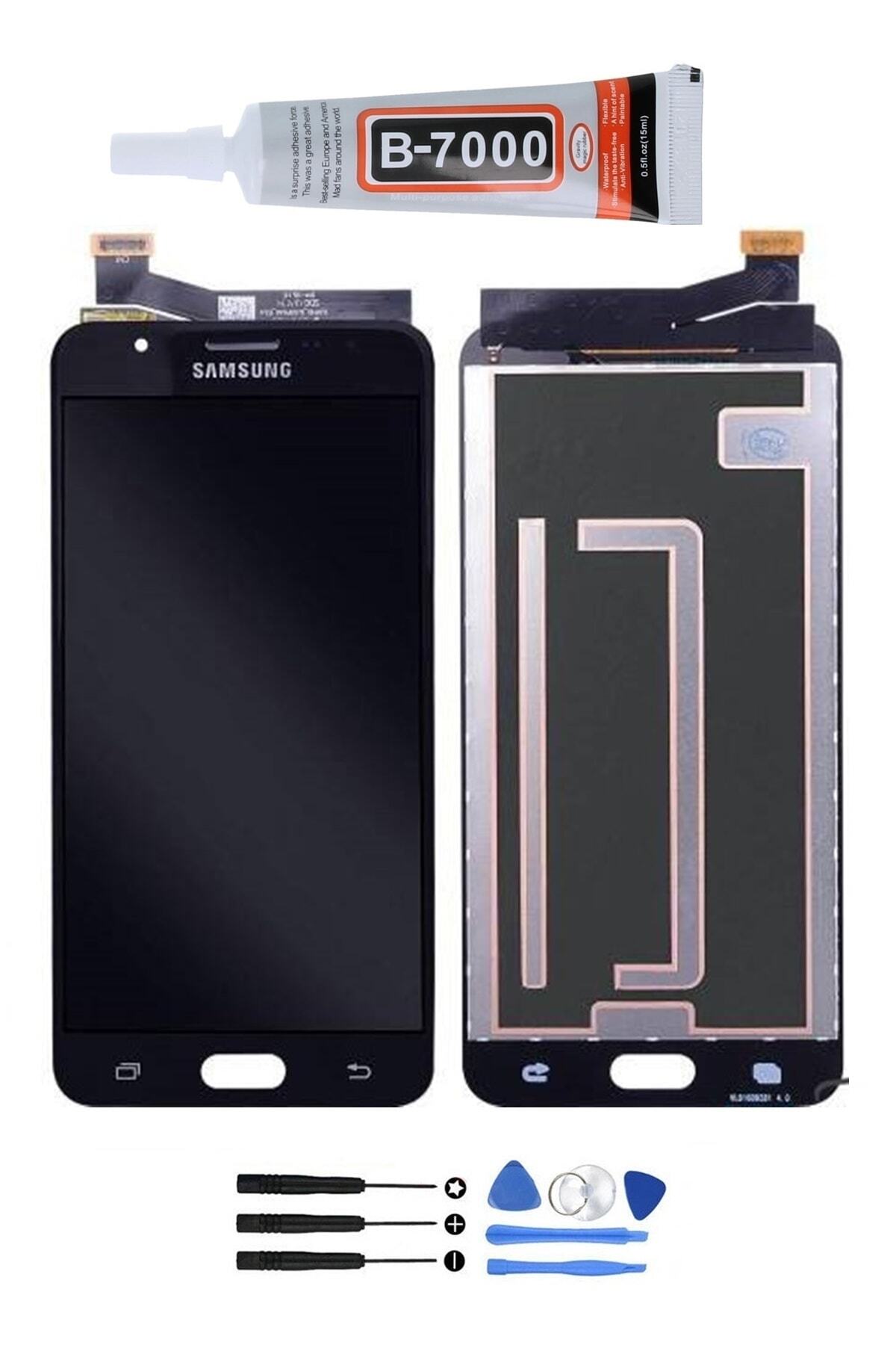 Samsung Galaxy J7 Prime Sm-g610f Lcd Ekran Dokunmatik Servis Orijinal Siyah Renk