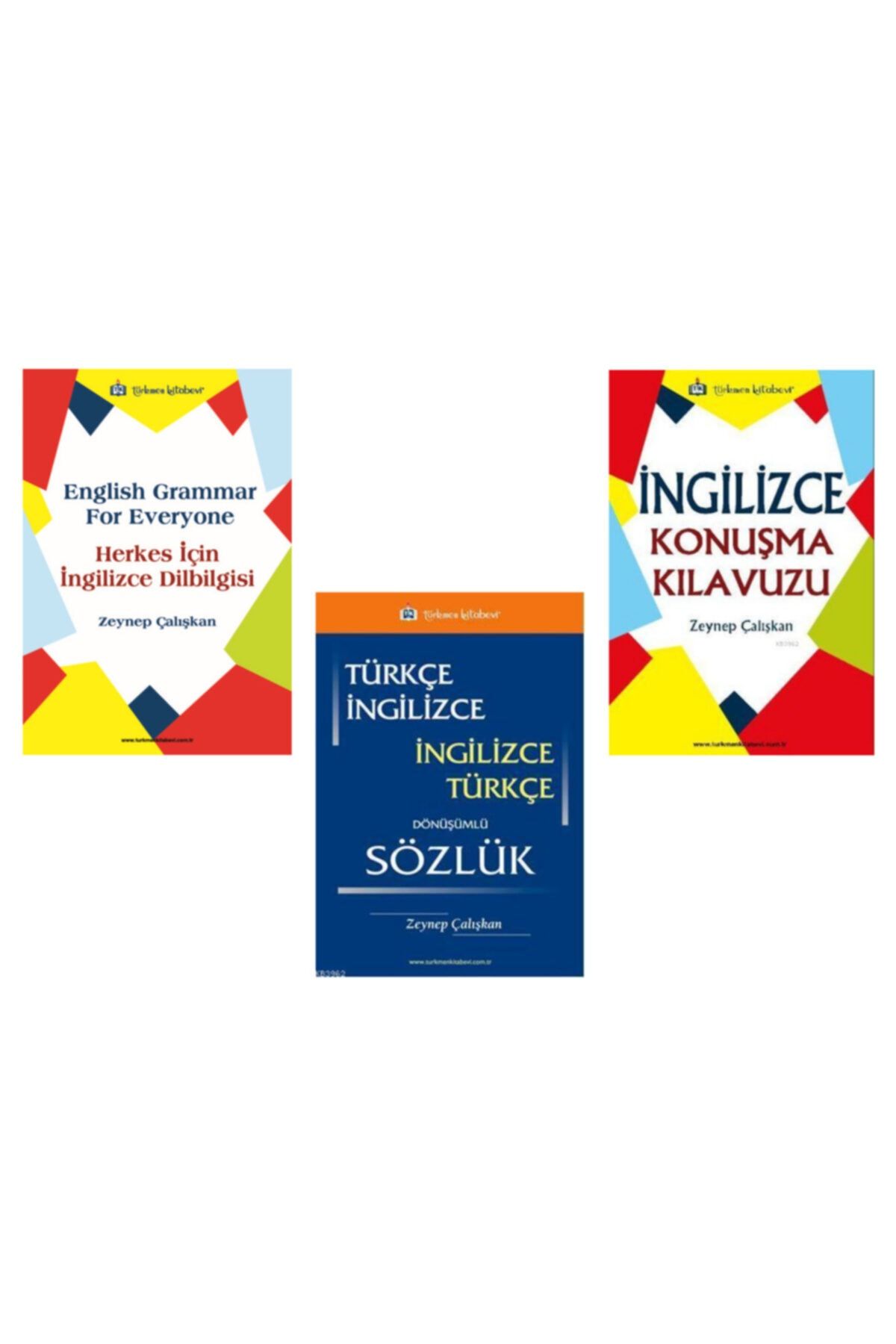 Türkmen Kitabevi Ingilizce Dilbilgisi  Ingilizce Konuşma Kılavuzu Ingilizce Sözlük Seti Zeynep Çalışkan