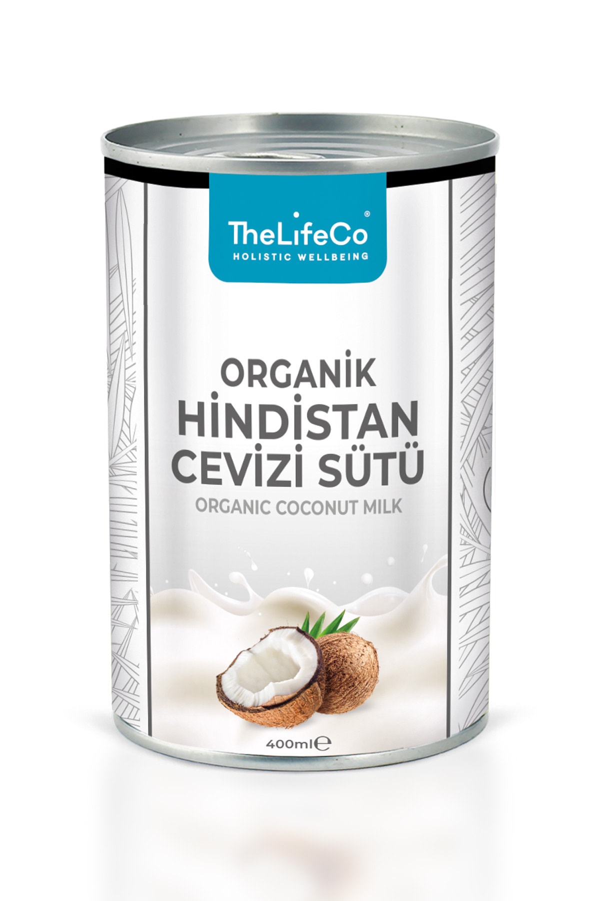 TheLifeCo Organik Hindistan Cevizi Sütü 400 ml