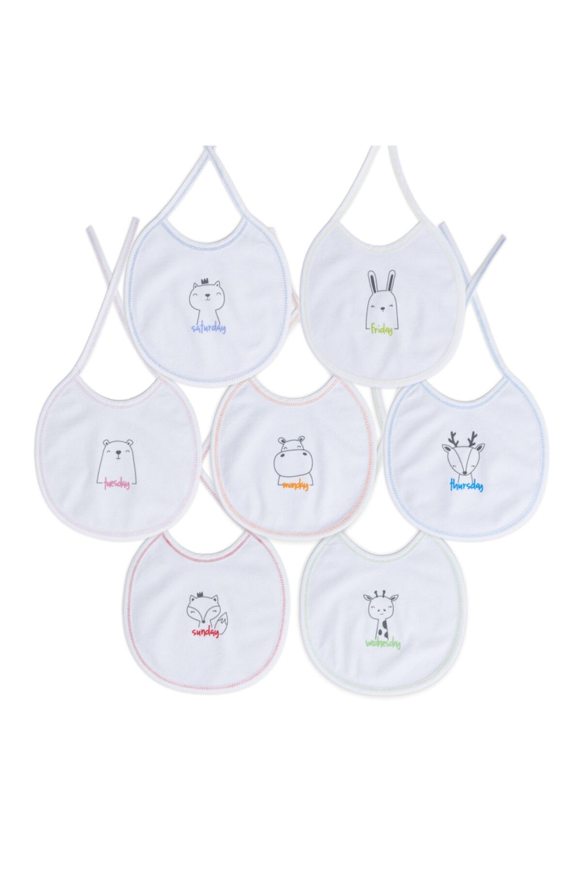 Funna Baby Haftanın Günleri - Su Geçirmez Önlük Seti