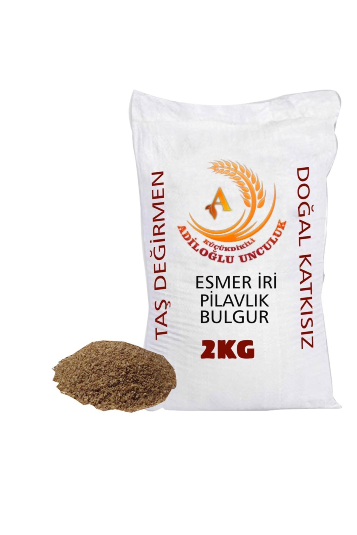 Küçükdikili Adiloğlu Unculuk Taş Değirmen Esmer (SİYAH) Pilavlık Bulgur 2kg
