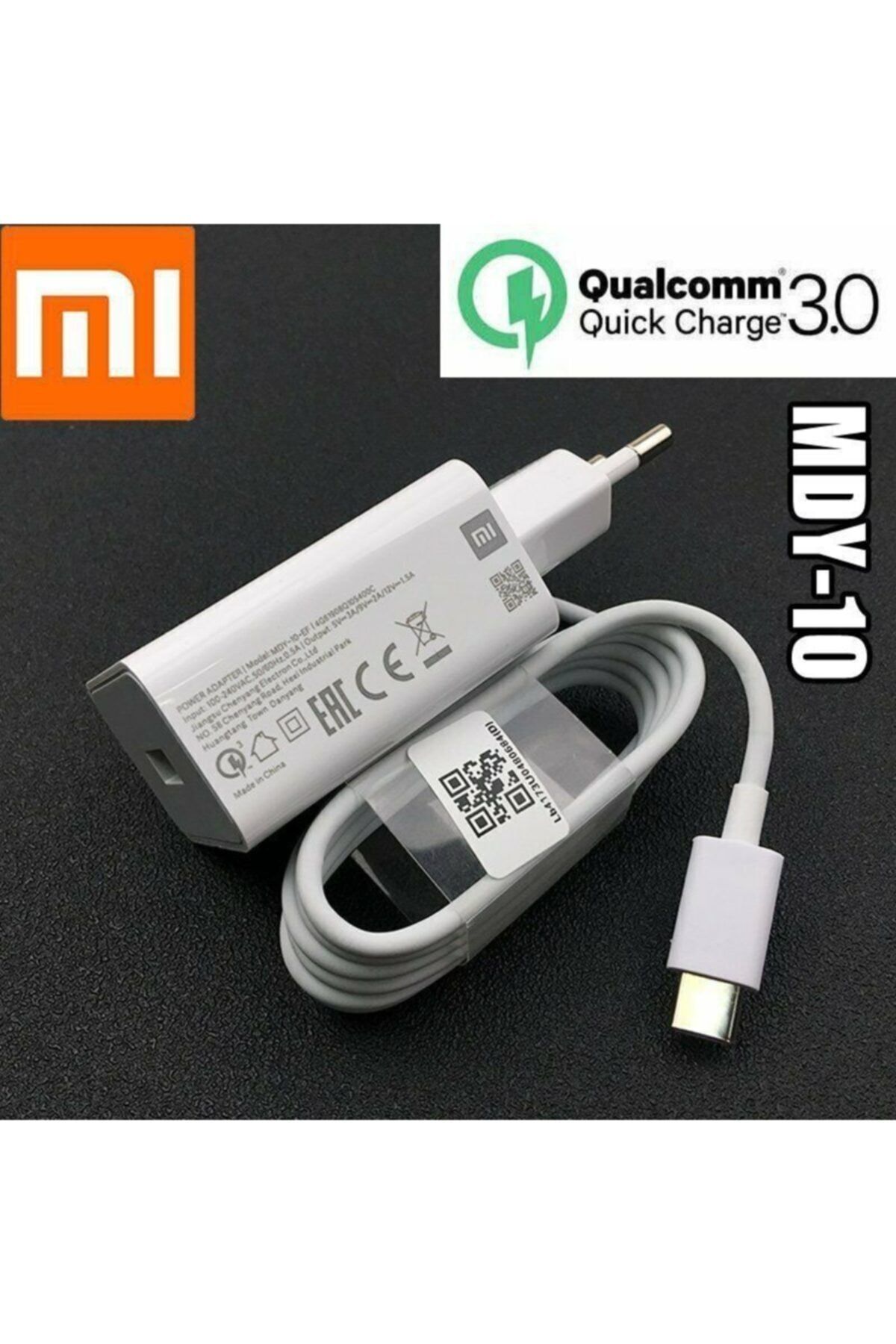 MI Xiaomi Şarj Aleti Type C Mdy-10-ef Redmi Note 7- Pro 8 Lite-max3 Şarj Takı Mdy-10-ef
