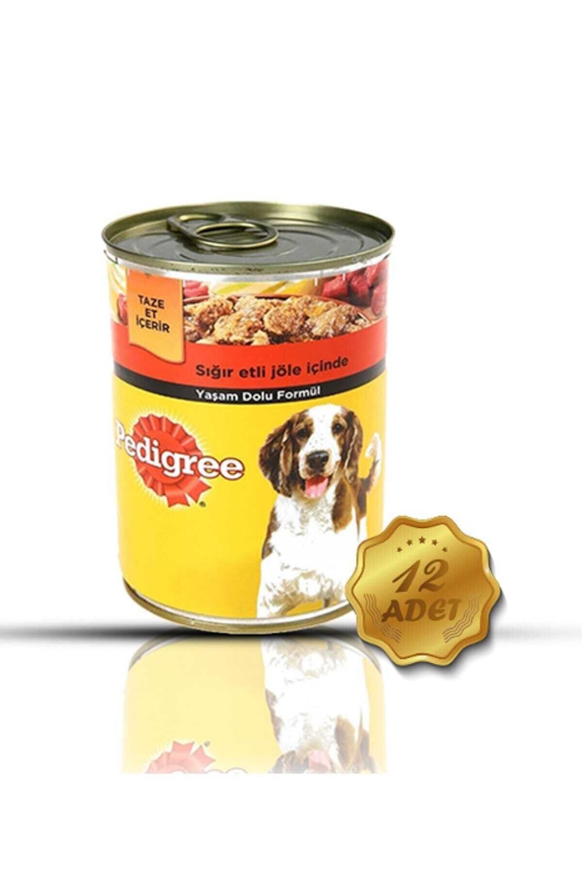 Pedigree Köpek Konserve Biftekli 400 G 12 Adet