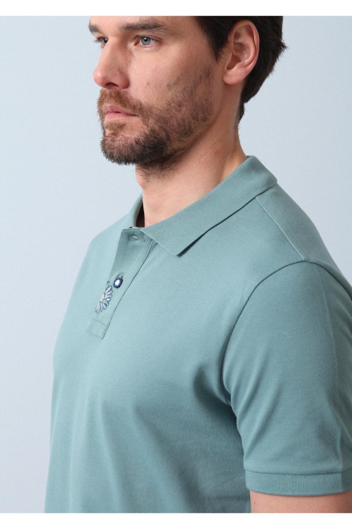 Ramsey Erkek Açık Yeşil Örme T - Shirt RP10119916