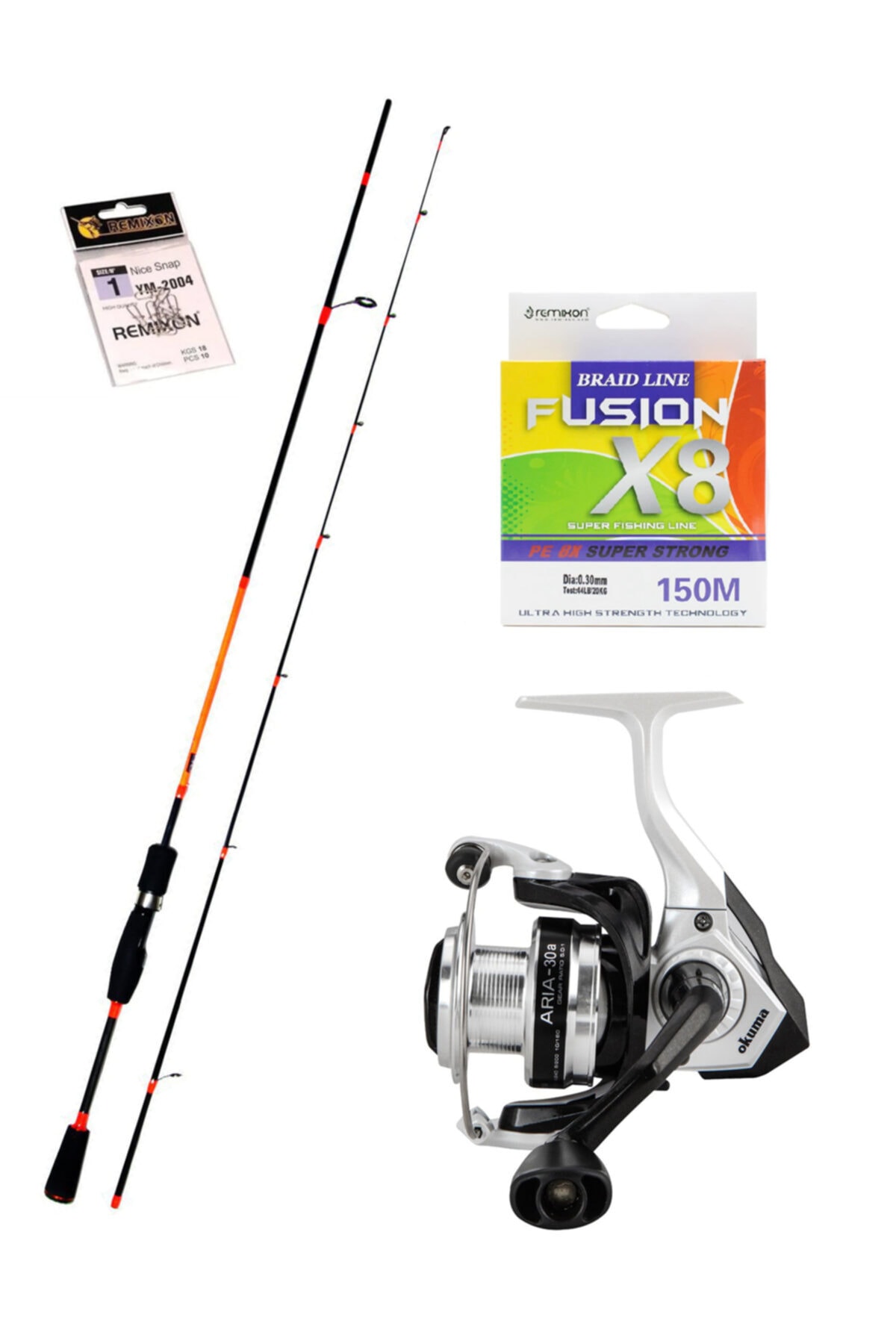 Okuma Fujin Salty Rugger Aji 230cm - Aria 30 Lrf Olta Seti