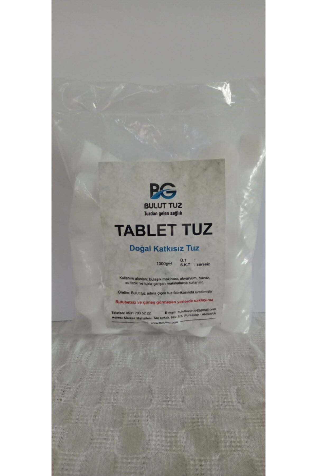BULUT TUZ Taplet Bulaşık Makinesi-akvaryum Havuz Tuzu 1000 Gr