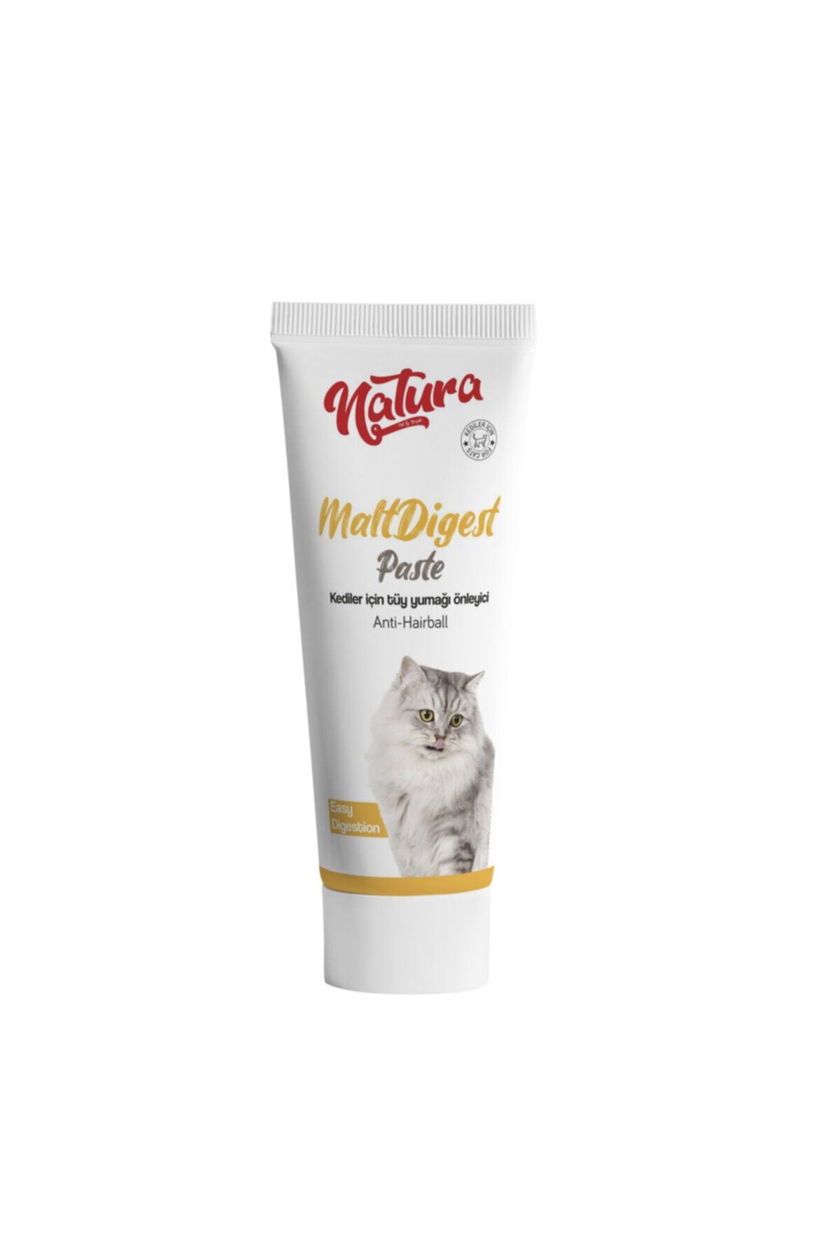 natura Maltdigest Paste 100 Ml Kediler Için Tüy Yumağı Önleyici Malt Macun Anti Hairball