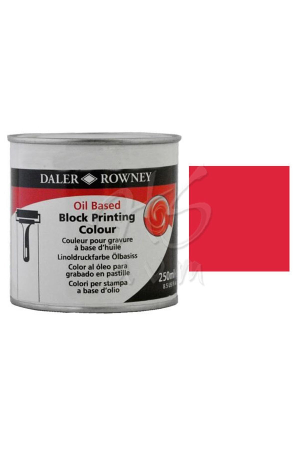 Daler Rowney Oil Based Block Printing 250ml 547 Brilliant Red