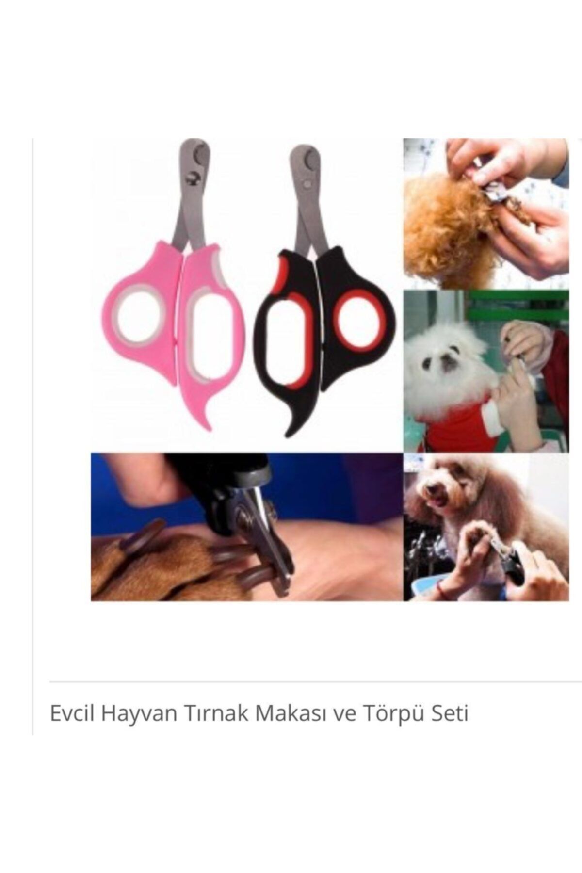 K.Miracles Evcil Hayvan Tırnak Makası Ve Törpü Seti