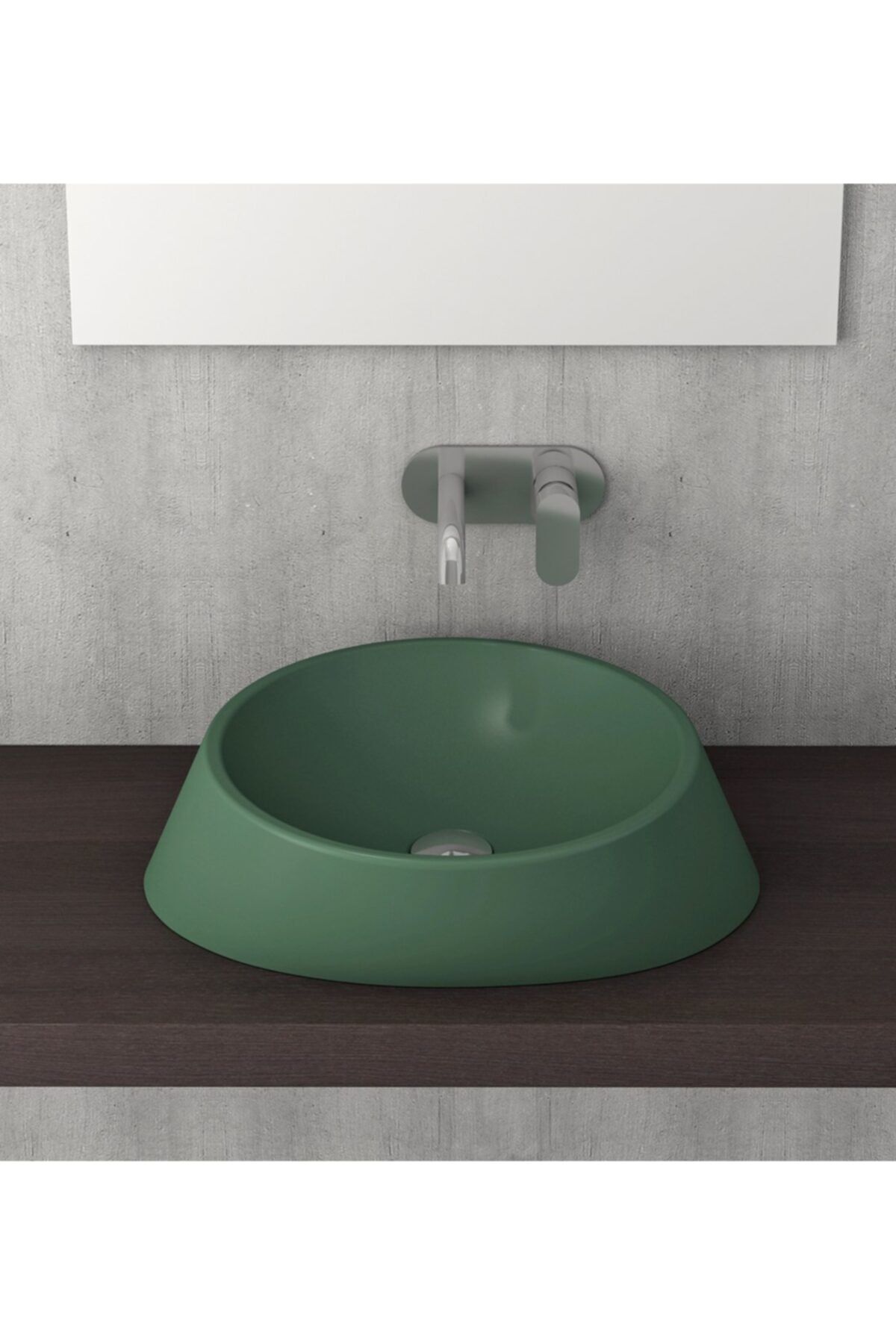 Bocchi Venezıa Çanak Lavabo 56 Cm - Mat Yeşil
