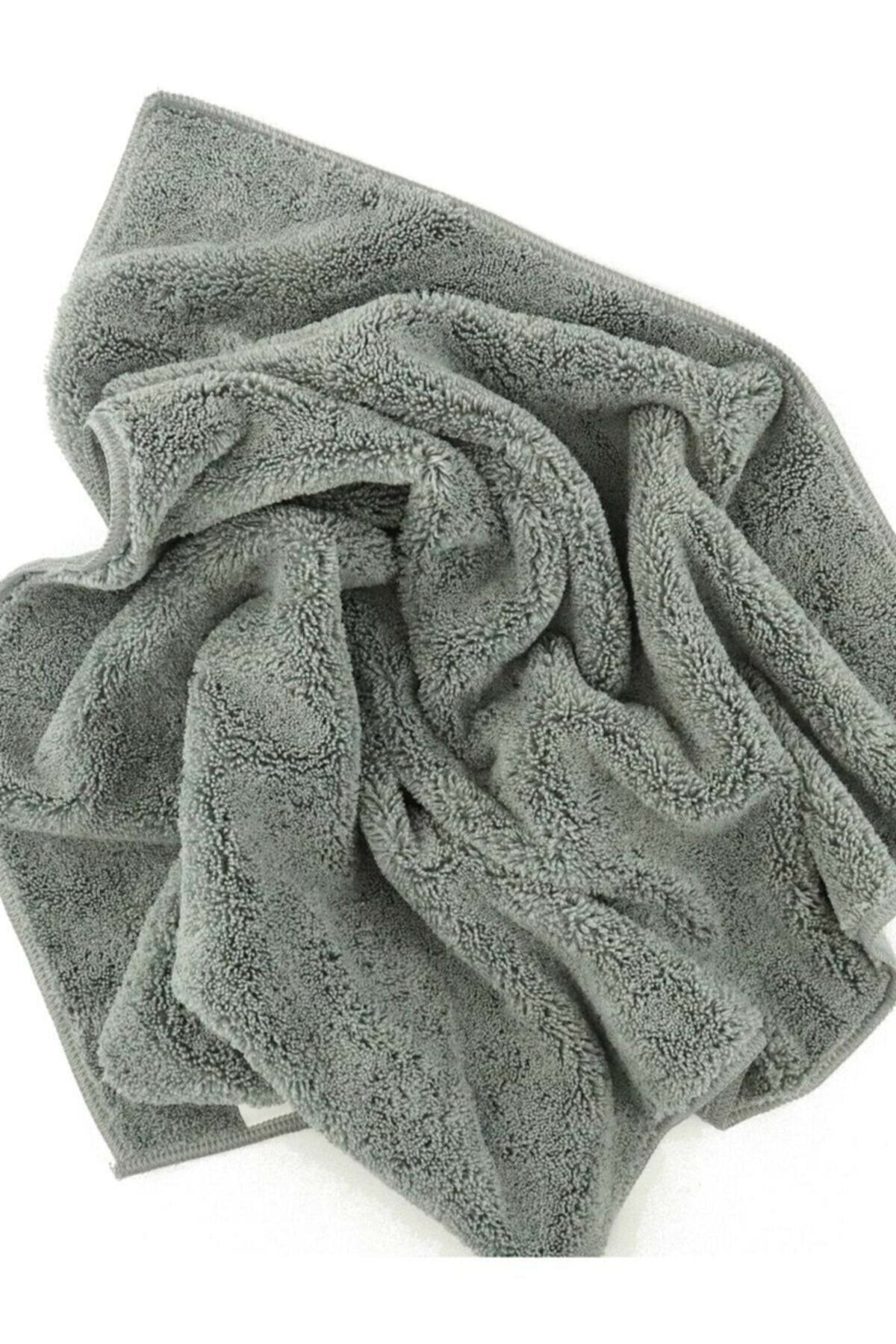Reller Mikrofiber Süper Soft Oto - Araç Kurulama Bezi 40x40cm Gri
