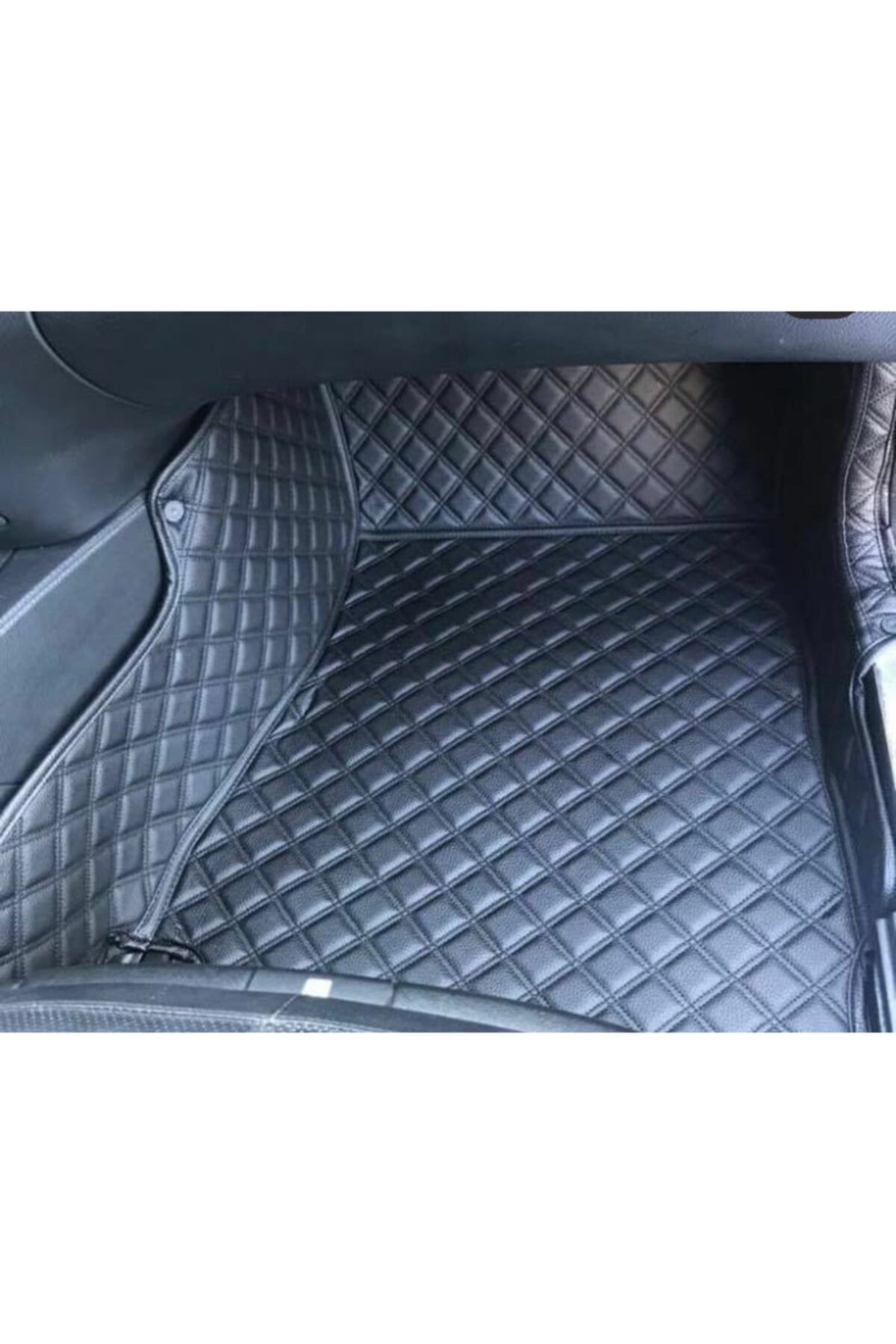 KURTEX Passat B7 Kasa Özel Birebir Uyumlu Siyah Deri Siyah Dikiş