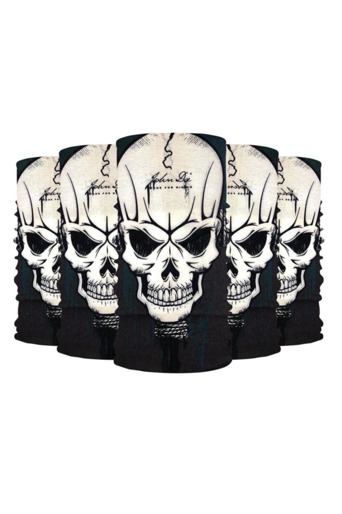 Knmaster Mr. Buff Bandana Boyunluk Maske Saç Bandı 5'li Paket