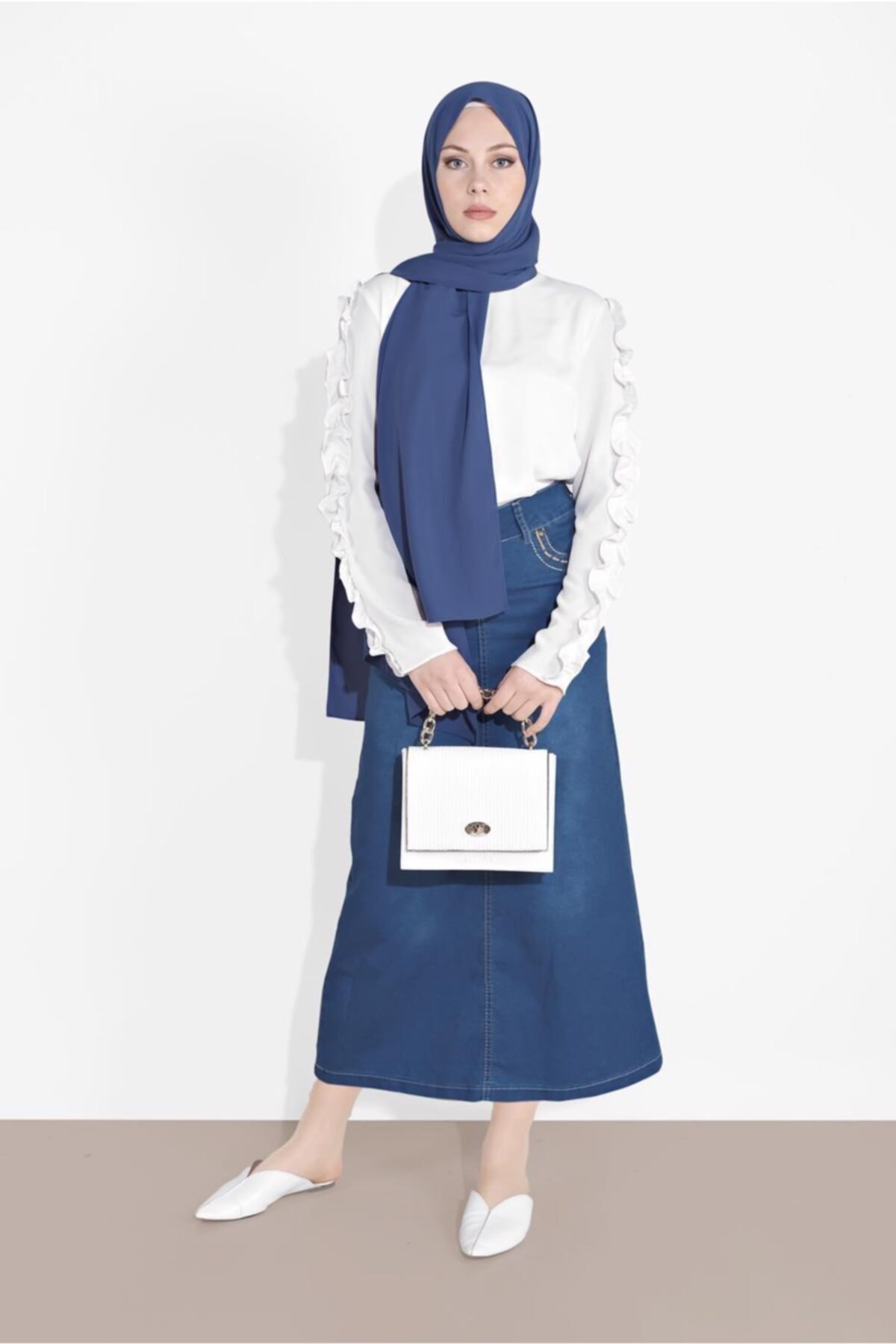 TRENDTESETTÜR Denim Etek 7502