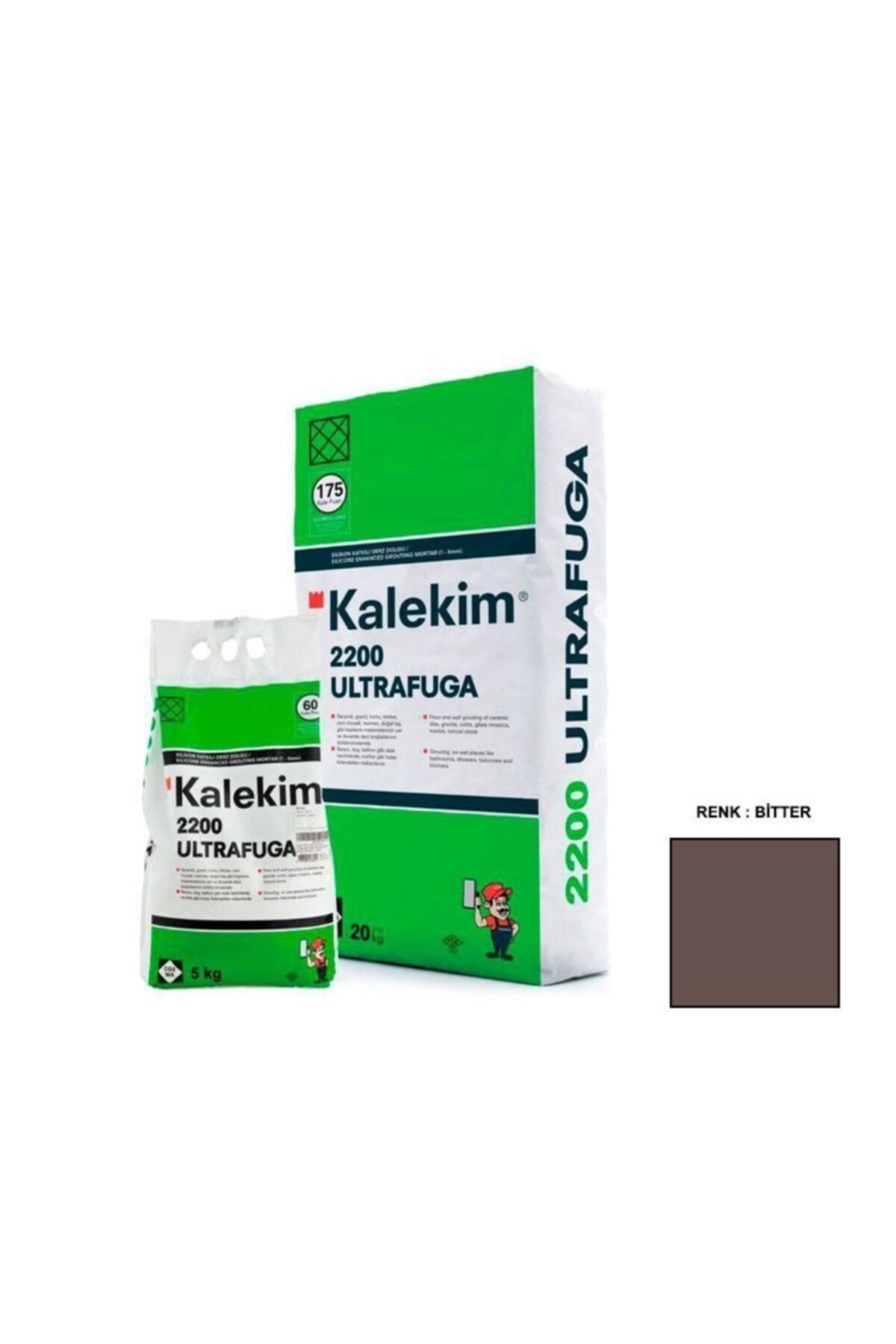 Kalekim Ultrafuga 2200 1-6mm Bitter Derz Dolgusu 5kg 2246