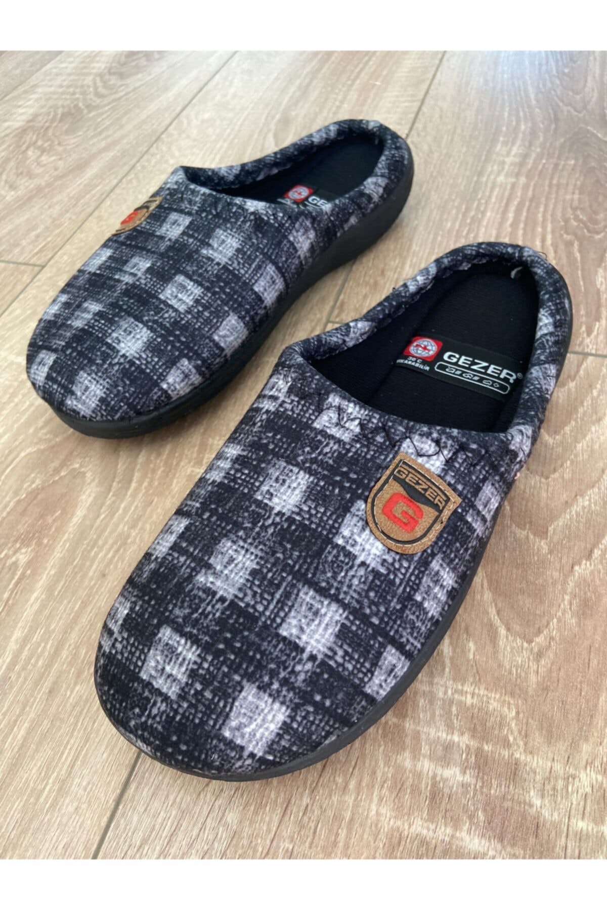 GEZER Erkek Rahat Taban Ev Terliği Kışlık Misafir Terliği