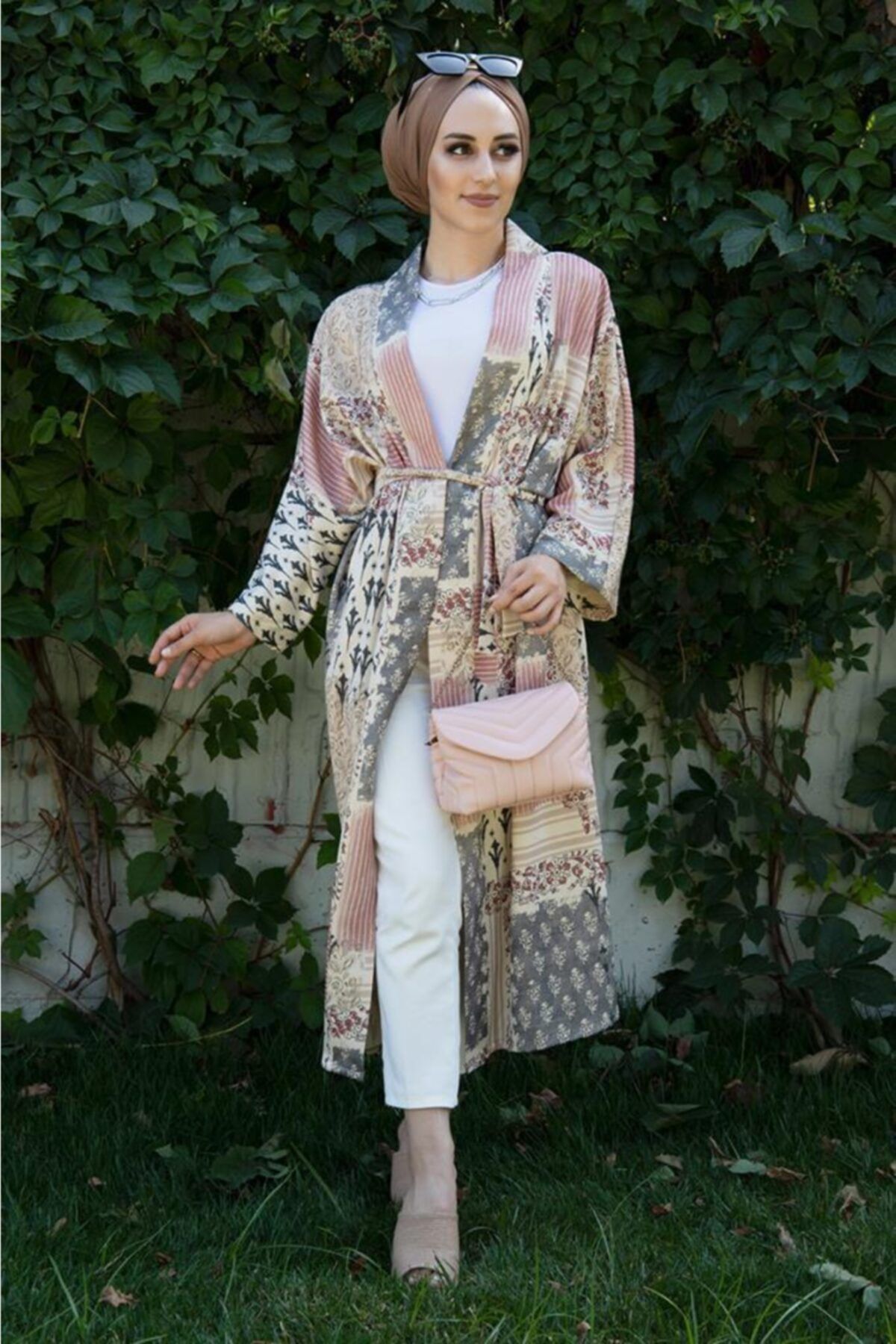 AbiyeSultan Desenli Kimono