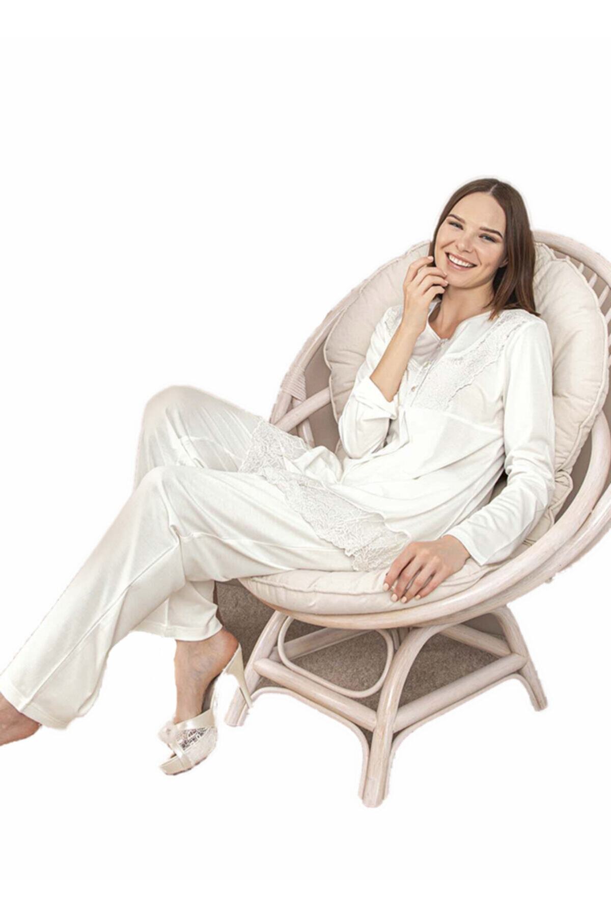 Rozalinda 127 Kadın Kışlık Lohusa Pijama Takım