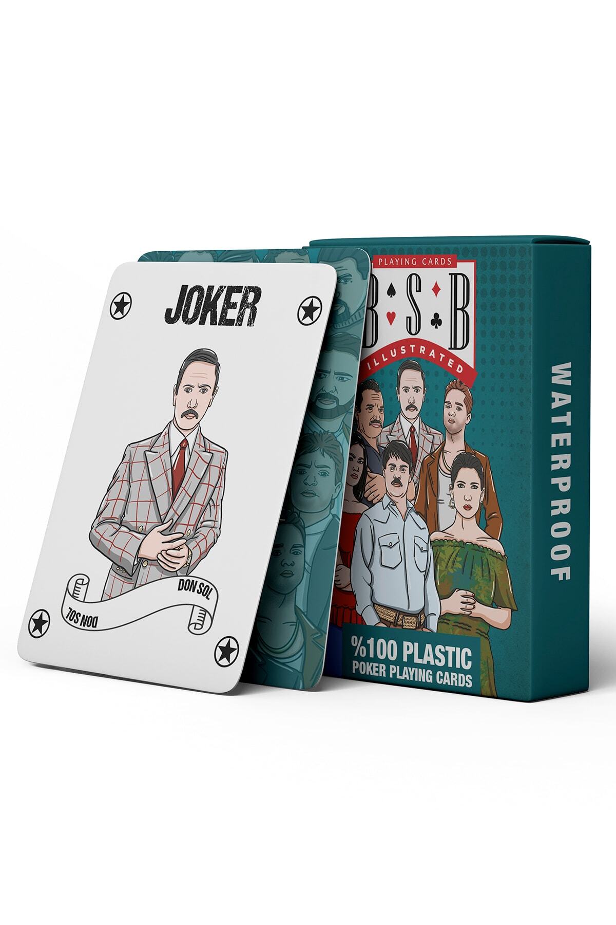 BSB El Chapo 701 Plastik Oyun Kağıdı Iskambil Kağıdı Yeşil