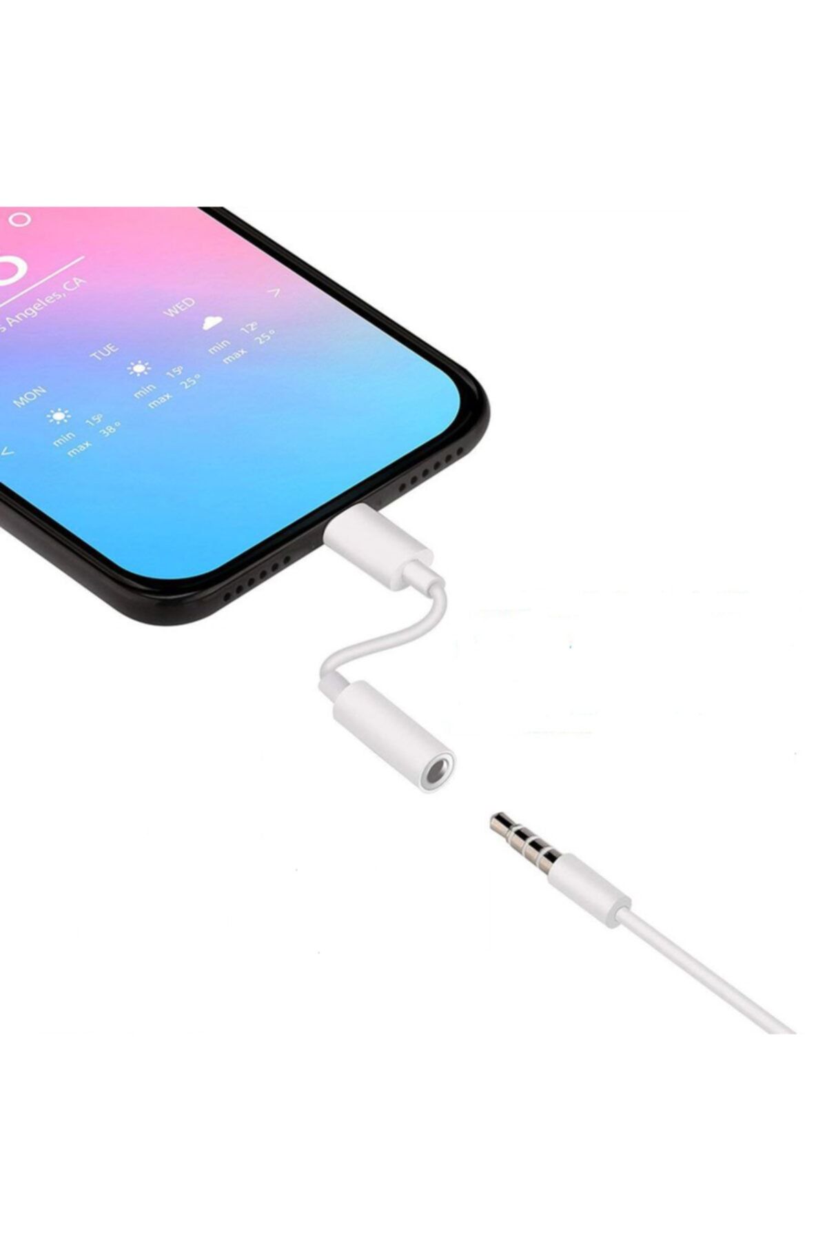 LOOVOX Iphone 7 8 Plus X 11 12 Pro Uyumlu Lightning Kulaklık Çevirici Aux Dönüştürücü Aparat