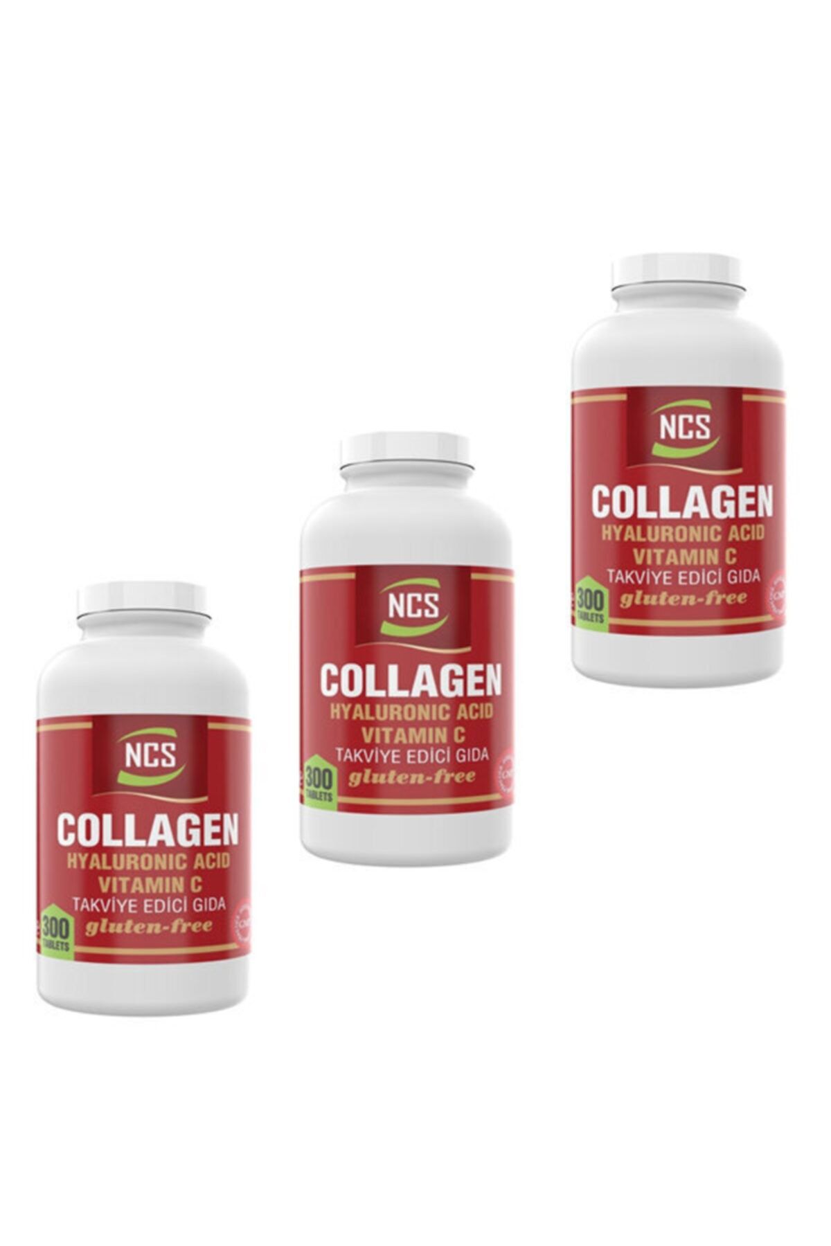 NCS Collagen Hyaluronic Acid Vitamin C 300 Tablet 3 Kutu