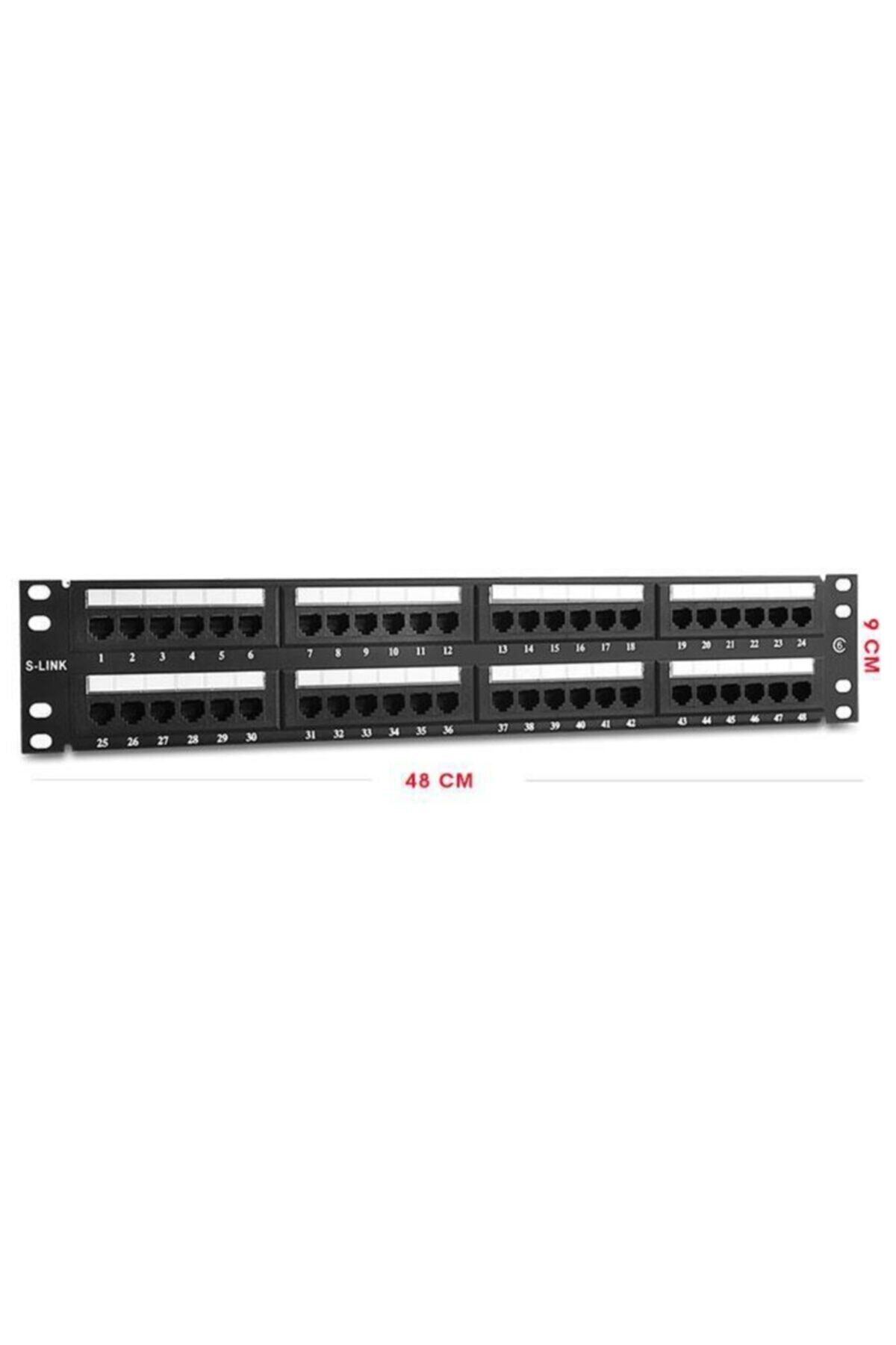 OEM Patch Panel 48 Port Dolu Cat 6