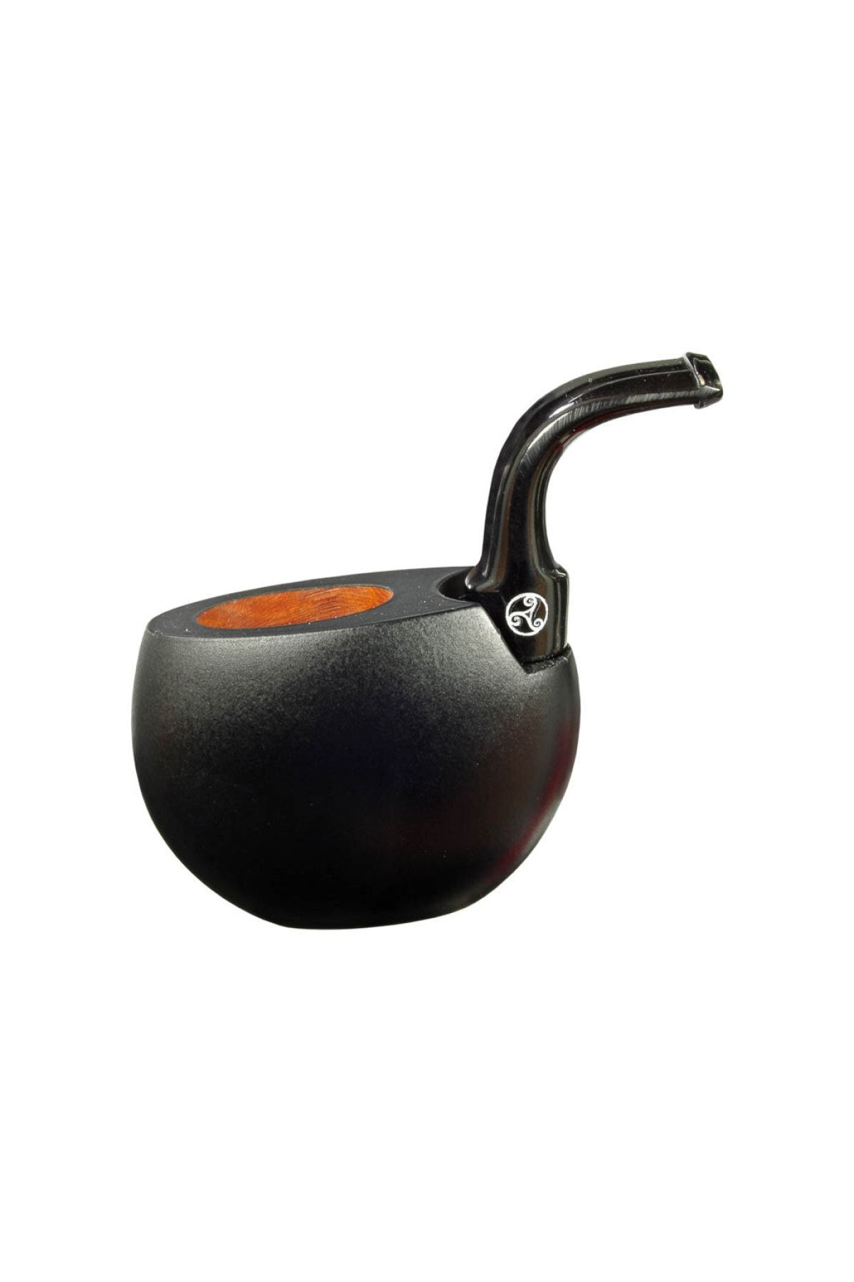 Rattray's Polly Black Filtresiz Vulcanite Saplı Pipo