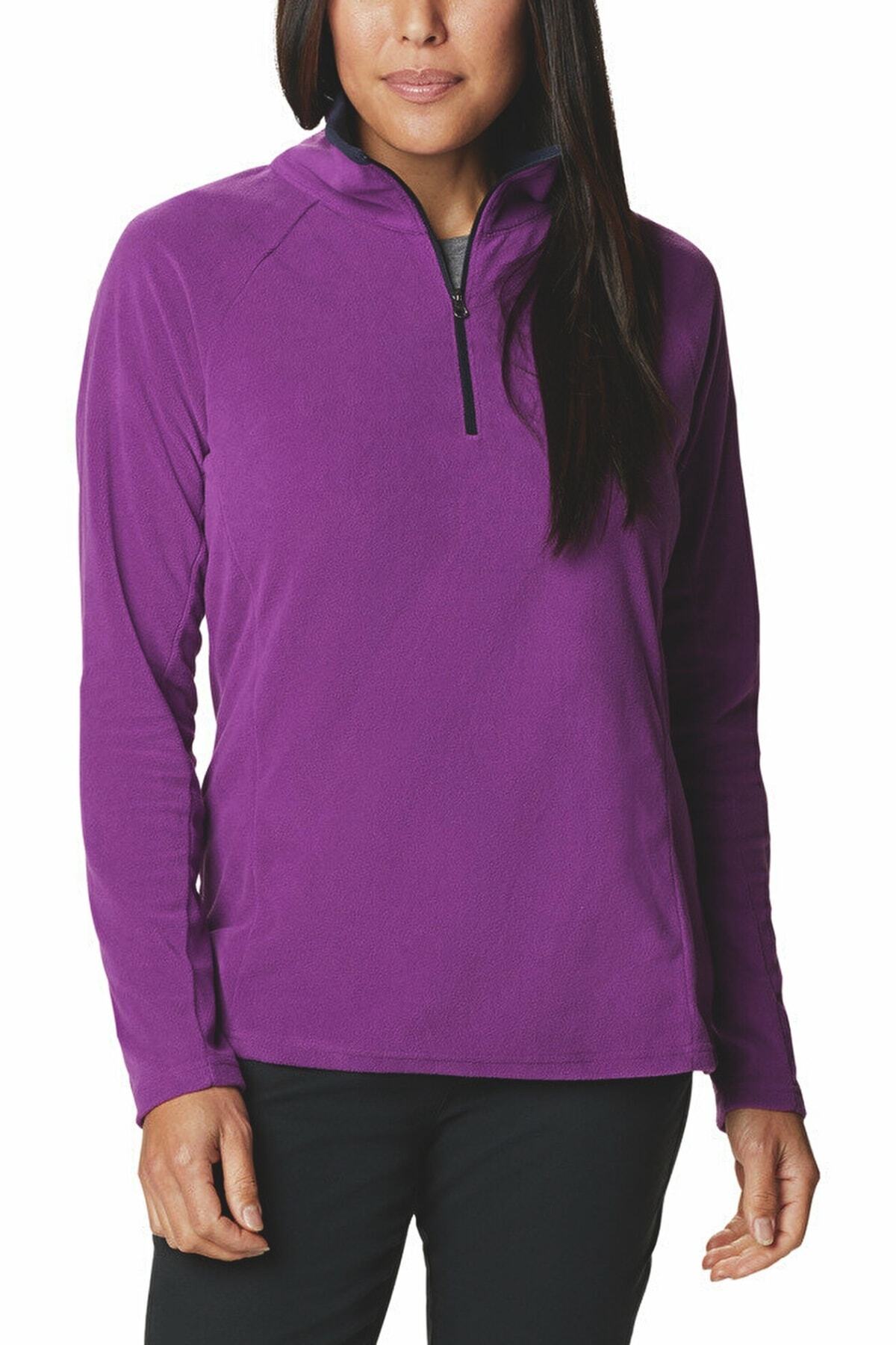 Columbia Ak1131 Glacia L Iv 1/2 Zip Yarım Fermuarlı Kadın Polar