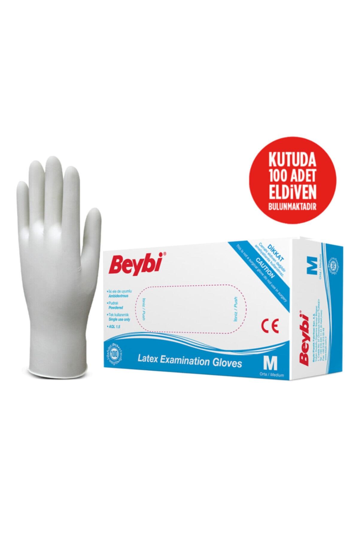 urgancıoğlu Beybi Pudralı Lateks M Beden Muayene Eldiveni