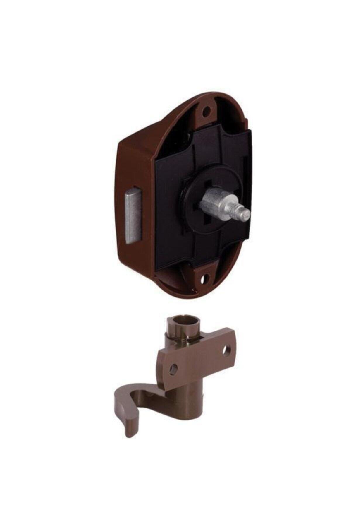 Hafele Basmalı Ispanyolet Kilit 25mm, Kahve Renk
