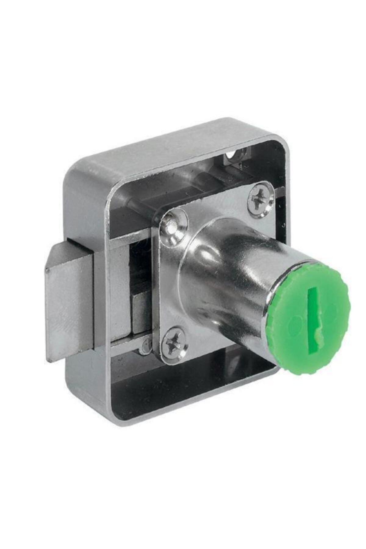 Hafele Symo Yaylı Sürgü Sağ Kilit 22mm, Nikel Kaplama