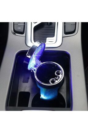 OTO KÜLLÜK RENKLİ IŞILTILI RGB ARAÇ İÇİ LED KÜLLÜK 7 IŞIKLI BLACKPİNK HAYRANI BADGİRL KÜLLÜĞÜ Image 5