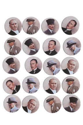20 Adet Atatürk Rozeti - Yeni Seri Image 0