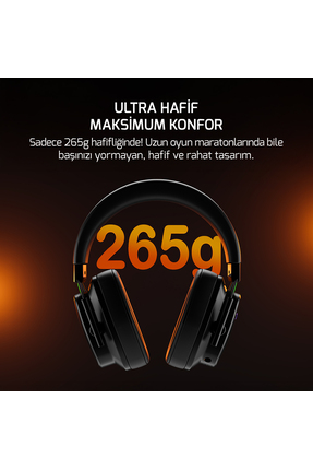 Kai Titanium Ultra Wireless 7.1 Surround Hi-Fi Rainbow Gaming (Oyuncu) Kulaklık Image 2