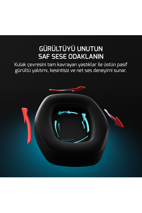 Kai Titanium Ultra Wireless 7.1 Surround Hi-Fi Rainbow Gaming (Oyuncu) Kulaklık Image 4