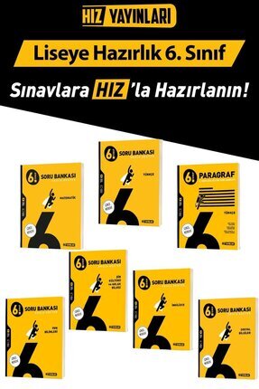 6.sınıf Tüm Dersler Soru Bankası Seti Yeni Müfredat Güncel Baskı Image 0