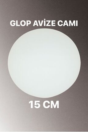 Aydınlatma Glop Avize Camı Beyaz Top Cam Beyaz 15 Cm Beyaz Glop Fanus Yedek Parça Image 0