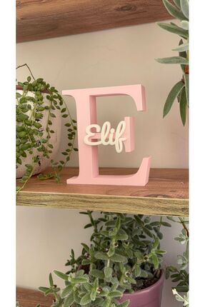 Kişiye Özel Dekoratif Harf İsimlik--ELİF MODEL---15 CM Image 0